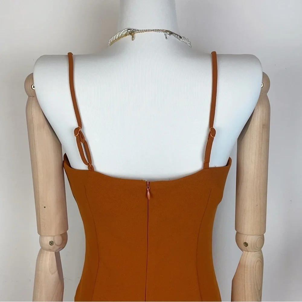 Elliatt Oceana Mini Dress in Amber - Picture 6 of 7